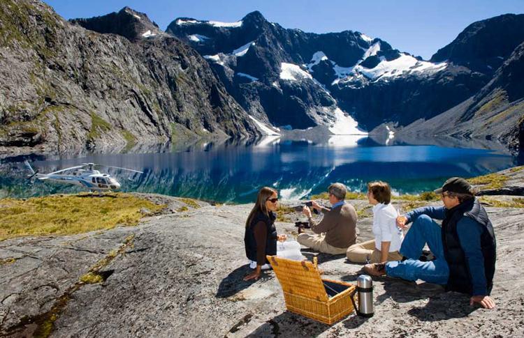 Picnic on a peak Queenstown