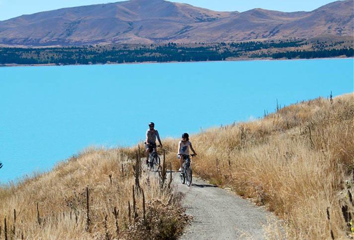 Alps to Ocean cycleway Waitaki Valley