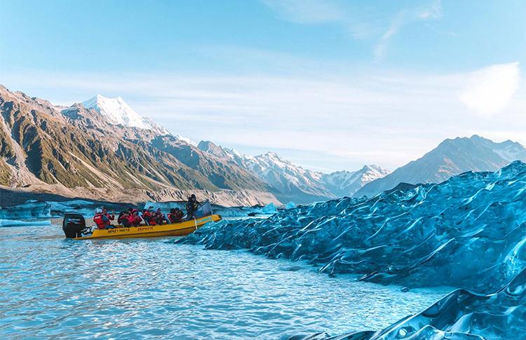 Explore Tasman Glacier by boat