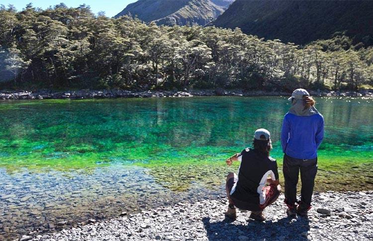 Blue Lake in the Nelson Lakes National Park is regarded as the clearest in the world.