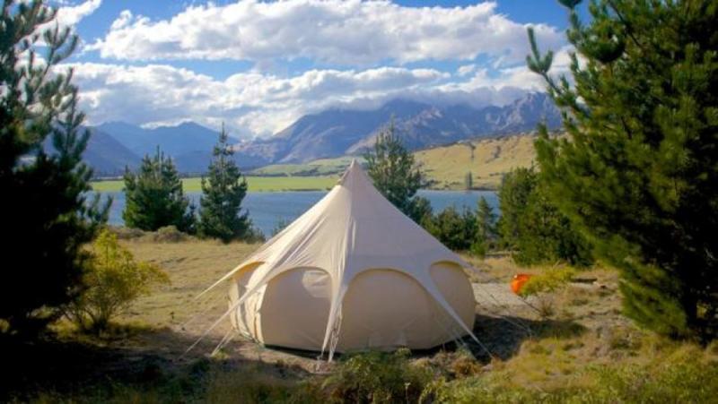 Tent in New Zealand's great outdoors