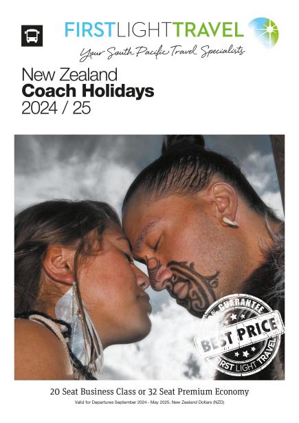 Brochure Cover for Grand Pacific Coach Holidays 2024 to 2025 season