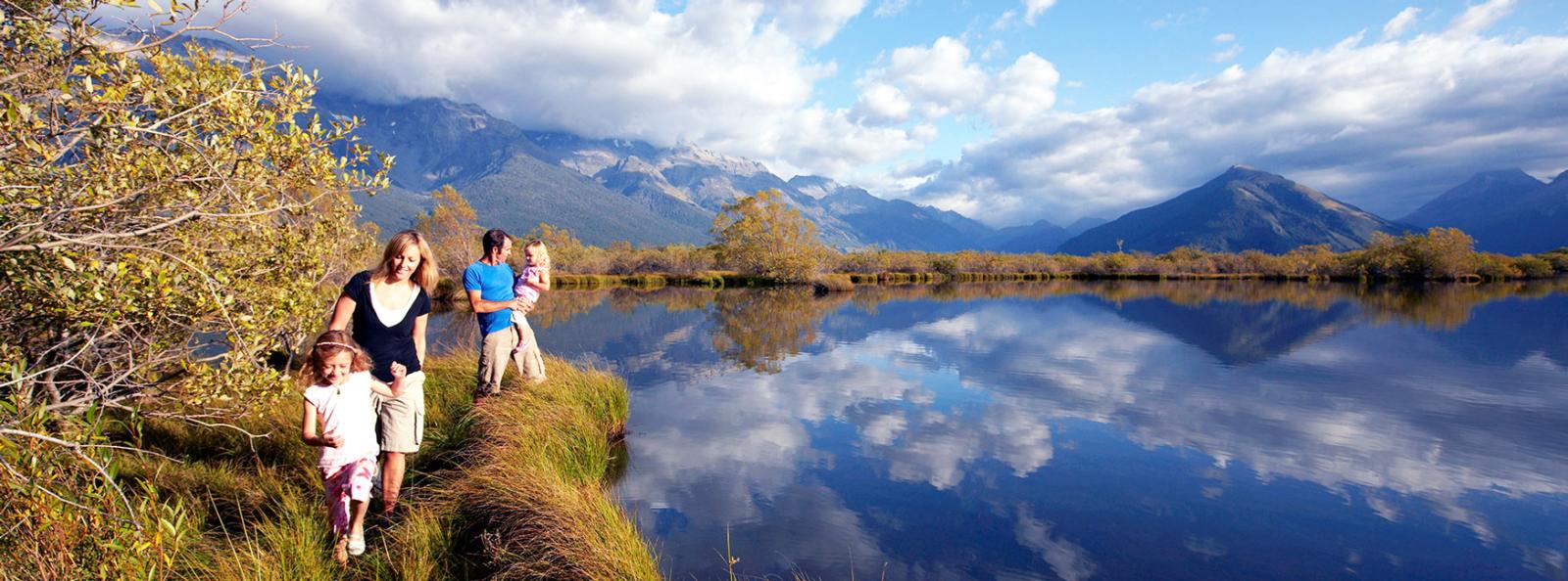 Family Lake Walk
