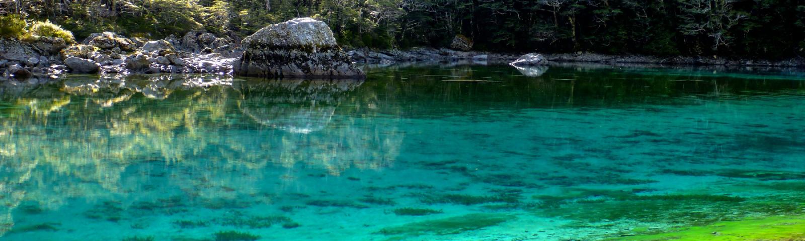 Nelsons Blue Lake has the clearest water in the world