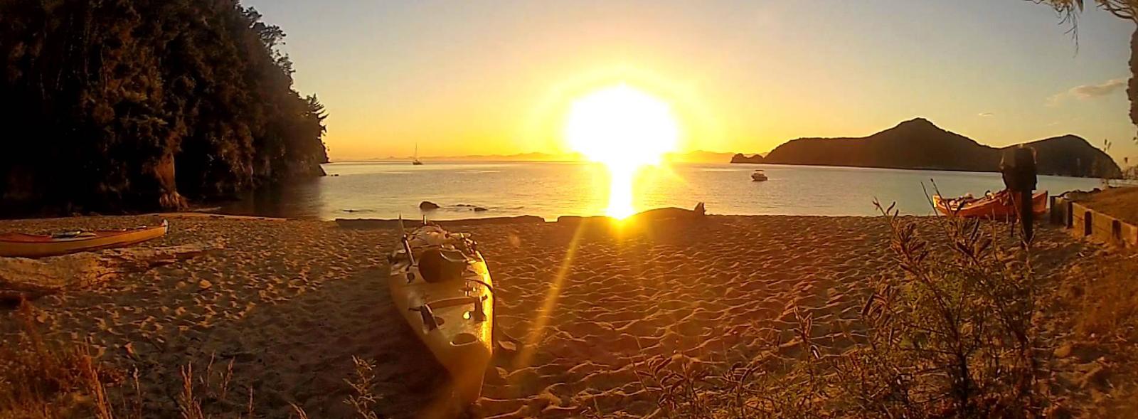 Sunset in Abel Tasman