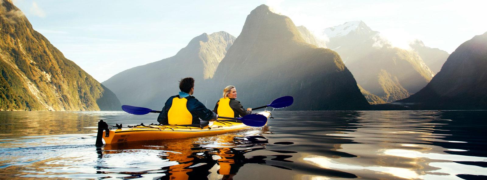 Kayaking in the 'Sound of Silence' Doubtful Sound