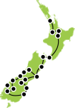 14 Day Wonders of NZ Small Map