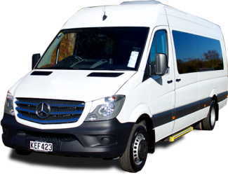 17 Seat Mercedes Benz New Zealand Hire Vehicle 