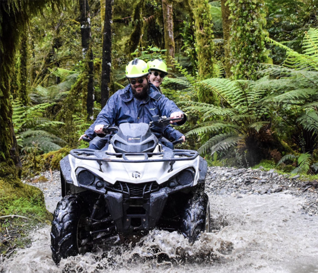 Kate Bauer quadbiking