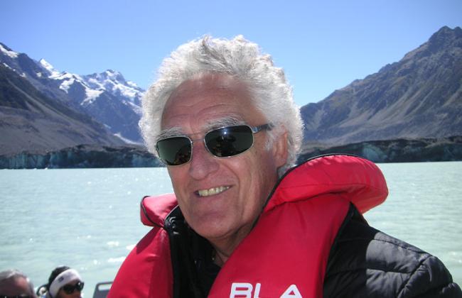 Enjoying the Tasman Glacier boat trip