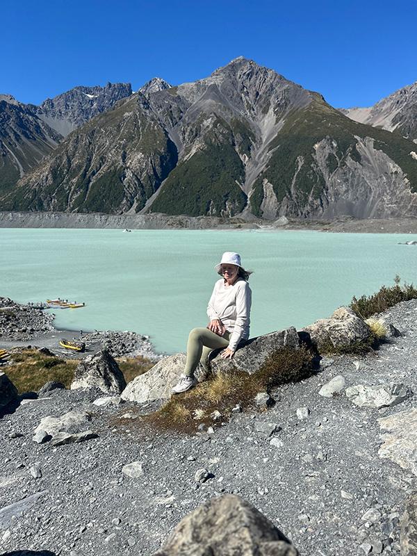 Tasman glacier lake
