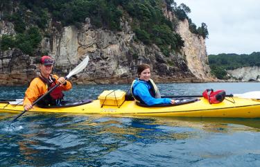 Kayaking in New Zealand