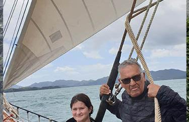 Marcela Frutschi Family sailing