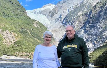 at Franz Josef Glacier