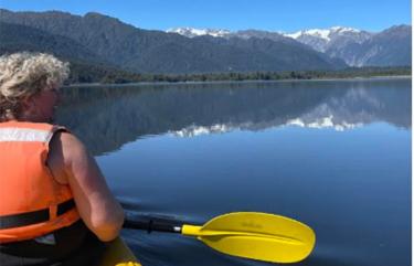 Kayaking near Franz Josef