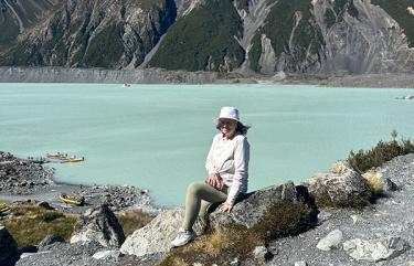 Tasman glacier lake