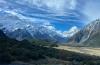 View from the Hermitage Hotel at Mount Cook National Park.