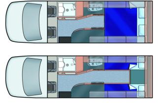 Maui Ultima 2 Berth Layout