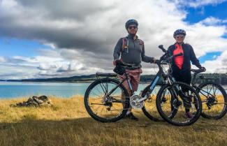 Biking Lake Pukaki