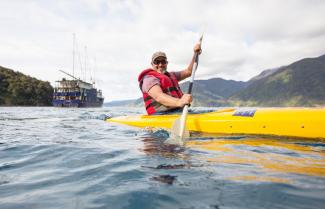 Kayaking Milford Sound