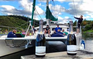 Sailing on Lake Rotoiti