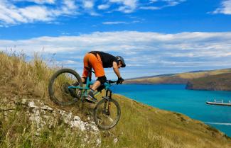 Biking Lake Ohau