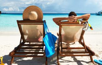 Sunbathing in Fiji