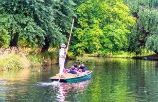 Punting on the Avon
