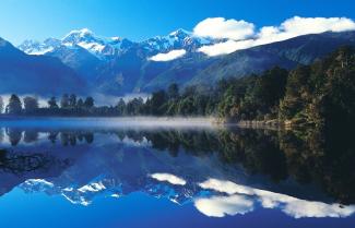 Lake Matheson reflective waters