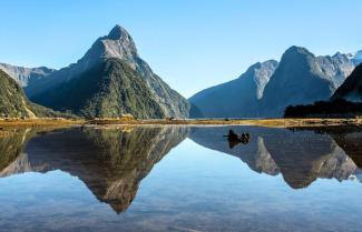 Milford Sound reflective waters