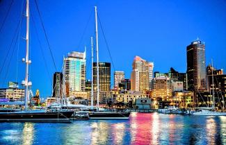 Auckland City at Night 