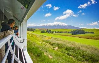 Northern Explorer views of Tongariro National Park