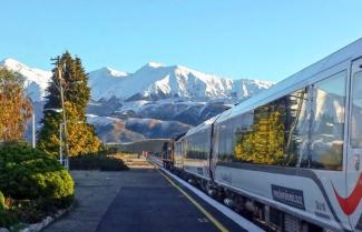 Tranzalpine Train at Smithfield Train Station