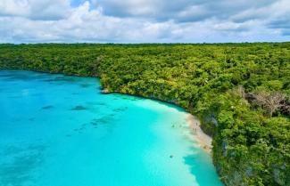 Chateaubriand Bay Lifou New Caledonia