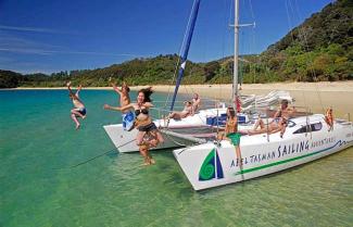 Sailing in the Abel Tasman, New Zealand