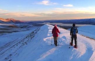 Winter High Country Track at Tekapo