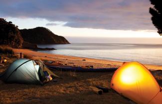 Beach Camping Abel Tasman.