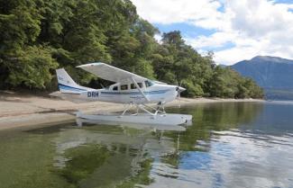 Float plane into Fiordland