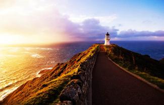 Sunset at Cape Reinga