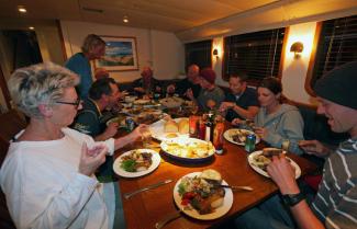 Dinner on-boaed