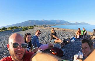 Family Time on Beach