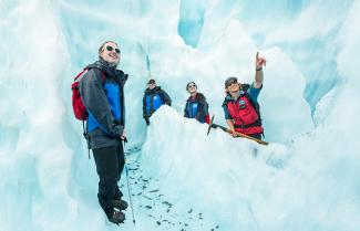 Glacier hiking