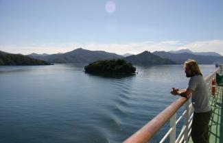 Interisland ferry crossing