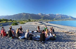 Kaikoura Beach Team Bonding