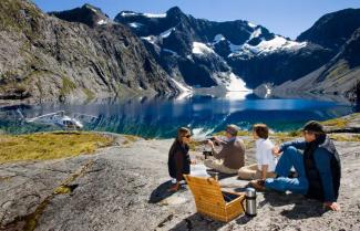 Private Wilderness Picnic near Queenstown.