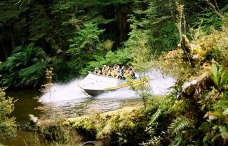 Jetboat into Fiordland