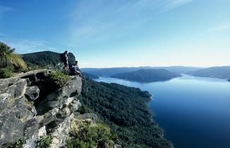 Magnificent view over Lake Waikaremoana 