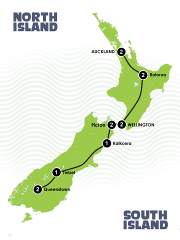 13 Day Great Sights New Zealand itinerary 13 Day Great Sights New Zealand itinerary