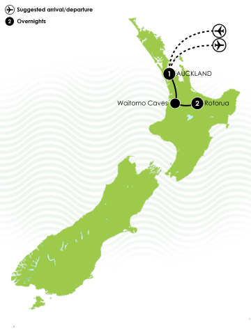 4 Day Rotorua Discovery Large Map