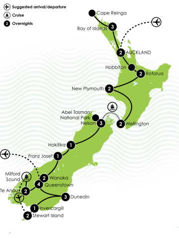Go off the Beaten Track Large Map